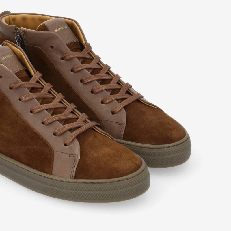 SPARK MID ZIP M - SUEDE/COUNTRY - D.BROWN